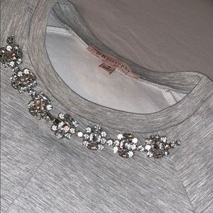 Philosophy Heather Grey Cropped Top